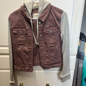Mudd Mauve and Beige Jacket